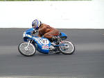 Mary during a race at Loudon NH in 2002,(USCRA race club)