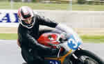 Ian's in action on the CB77