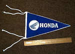 The Honda Race team pennant