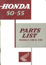 1963 C102 parts list